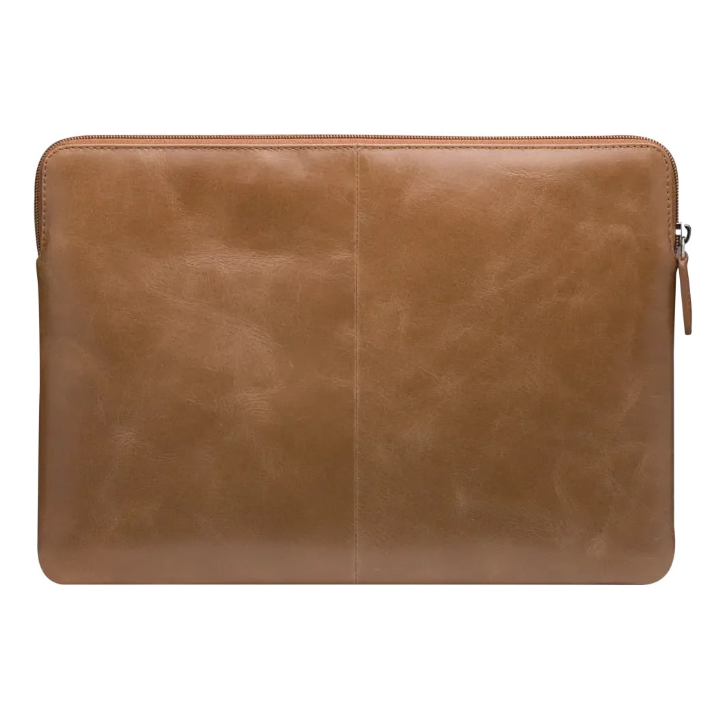 Husa pentru laptop Dbramante Skagen Pro, piele naturala, subtire, rezistenta la socuri, maro, 13 inch
