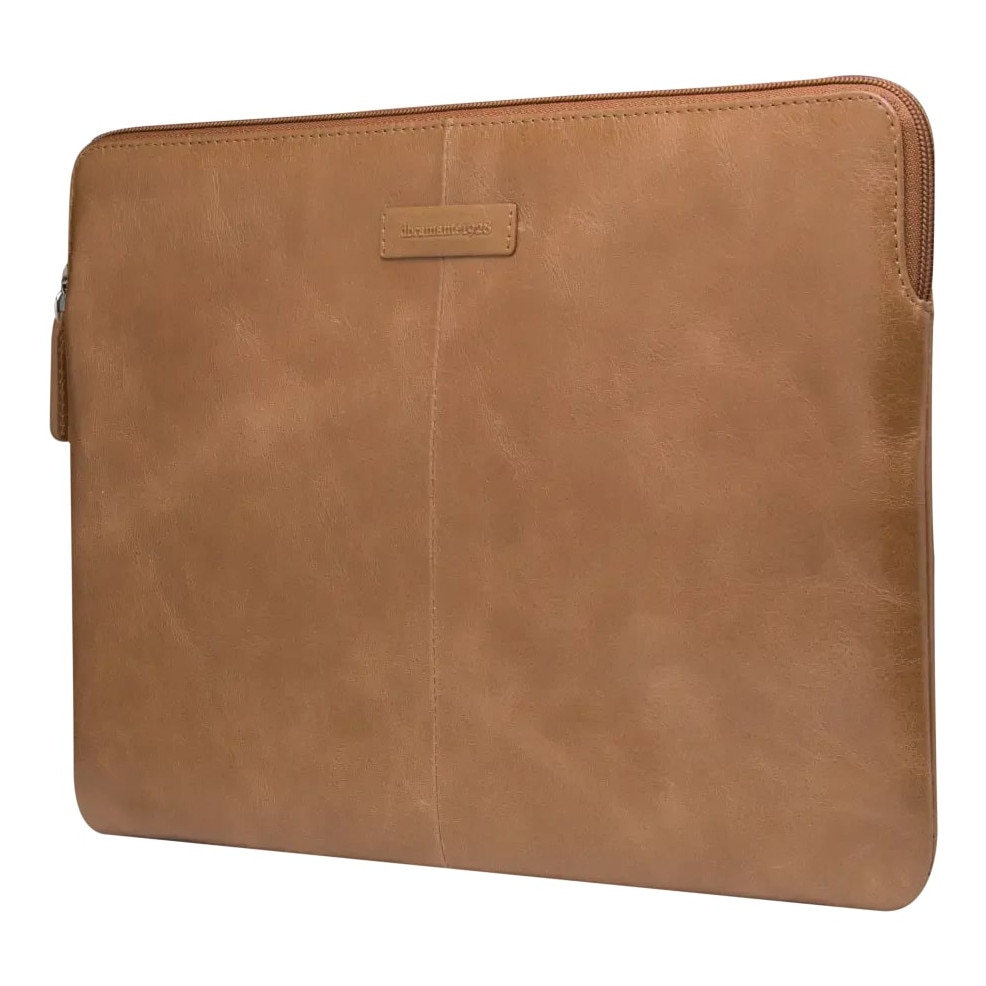Husa pentru laptop Dbramante Skagen Pro, piele naturala, subtire, rezistenta la socuri, maro, 13 inch