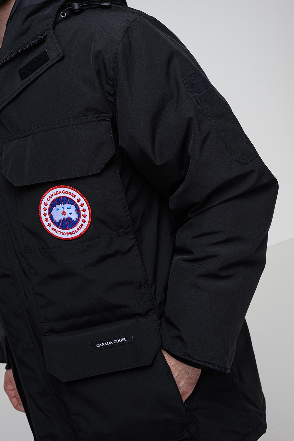 CANADA GOOSE, Geaca parka cu gluga si umplutura de puf Expedition