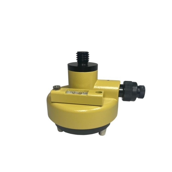 Adaptor reflector cu fir optic RC101Y, 5/8", galben, cu nivela, pentru precizie în măsurare