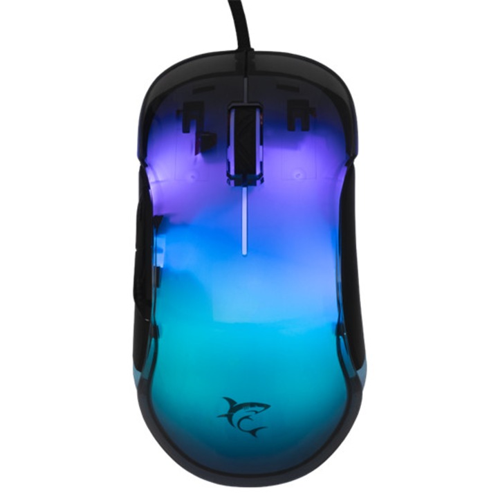 White Shark Mordred vezetékes RGB gamer egér, fekete - GM-5017B