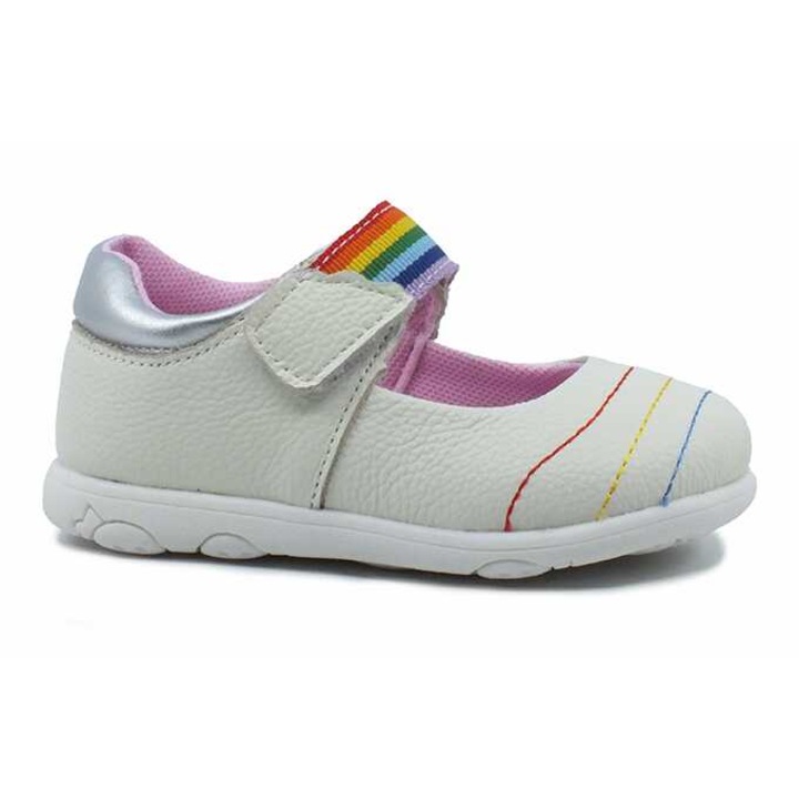 Pantofi pentru copii din piele naturala Happy Bee – cu inchidere cu velcro, varf rotund, confort si unicitate cu un design atractiv D0