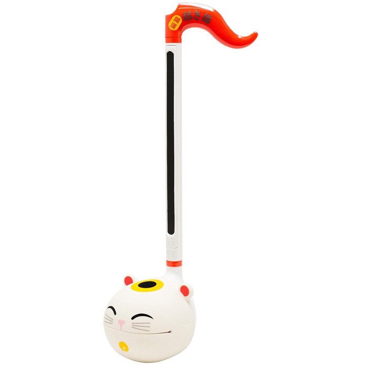 Otamatone hordozható szintetizátor hangszer, szórakoztató játék, fehér