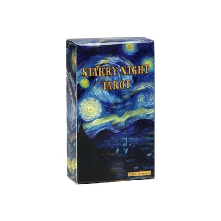 Pachet carti midi, Starry Night Tarot, Lewaj 2024, 10.5 x 6.1cm