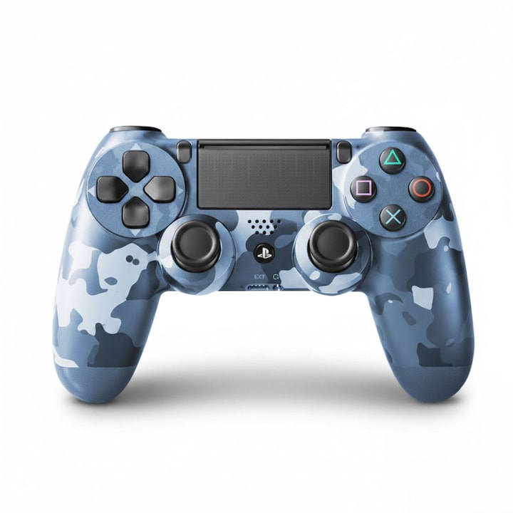 Контролер Dualshock 4 v2 за PlayStation 4, ps4, slim/pro, Син камуфлаж