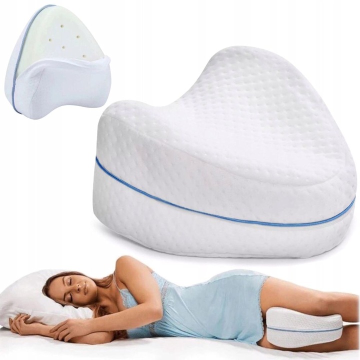 Perna ortopedica pentru genunchi si picioare spuma cu memorie husa detasabila