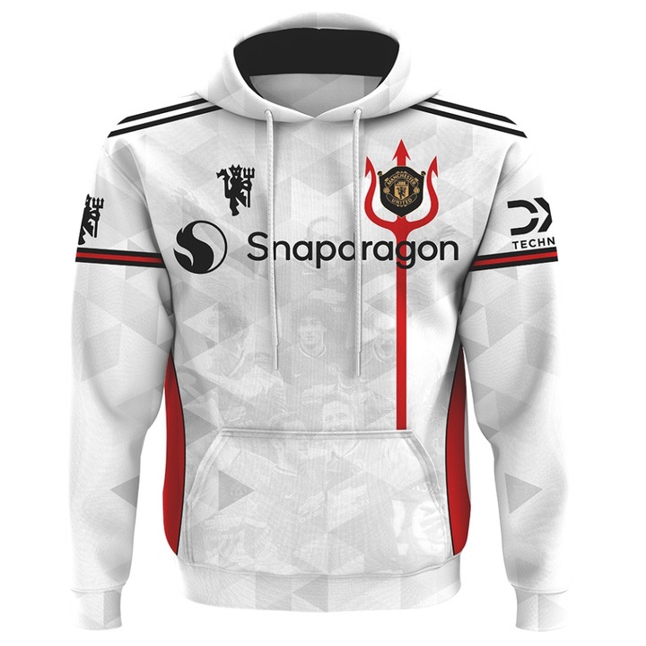 Детски суичър Манчестър Юнайтед 68, дълъг ръкав, многоцветен