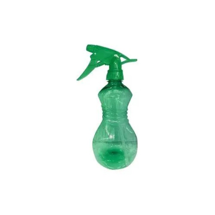 Recipient cu Pulverizator Plastic, verde, 22x9cm, utilizare frecventă, capac etanș