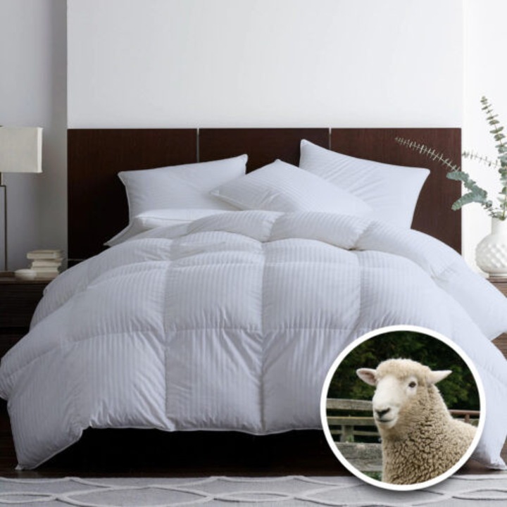 Pilota matlasata, Ralex Pucioasa, lana damasc, 160x210cm, iarna, 400gr./m2