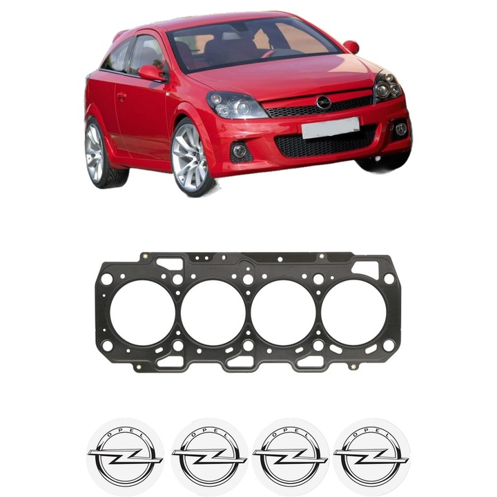 Garnitura chiuloasa OPEL ASTRA H GTC (A04) 1.9 CDTi 16V (L08) din 2005-2010 KW 88 CP 120 CMC 1910, auto, Elring, 4x Stickere auto cu OPEL