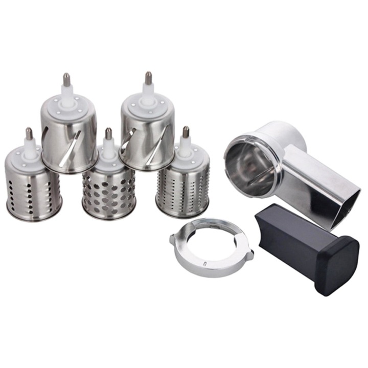 Set accesorii razuire si taiere e-SWC Supreme® pentru robot de bucatarie Kenwood, echivalent cu AW20011008