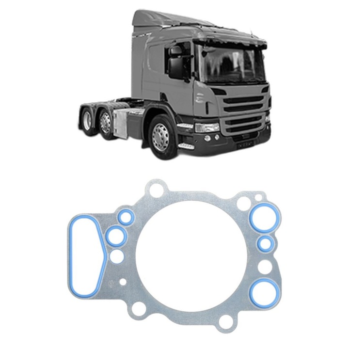 Garnitura chiuloasa SCANIA P I P340 din 2004-2019 KW 250 CP 340 CMC 10640, auto, Elring, 4x Stickere auto cu SCANIA