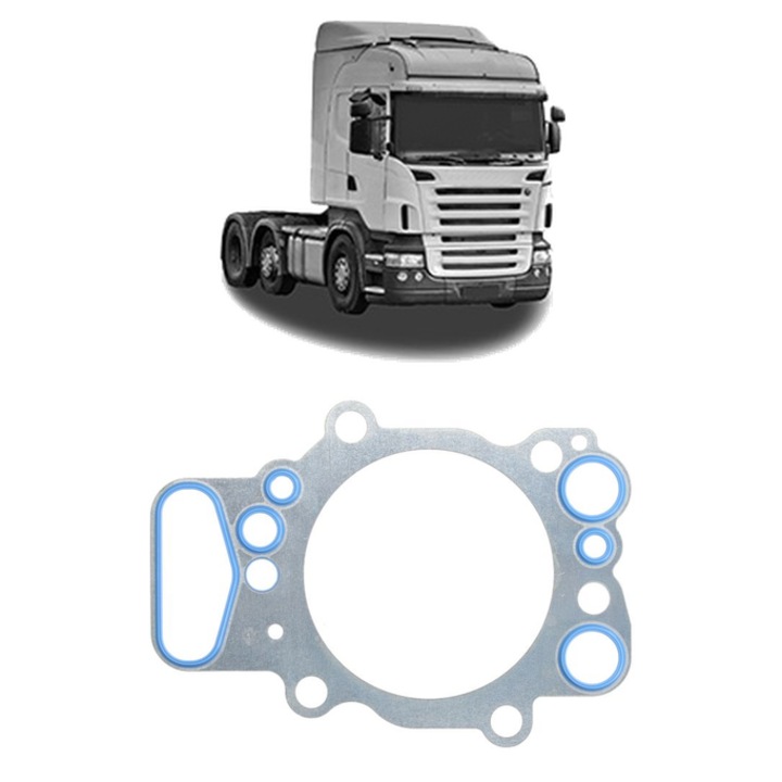 Garnitura chiuloasa SCANIA 4 - series T 114 L/340 din 1998-2008 KW 250 CP 340 CMC 10640, auto, Elring, 4x Stickere auto cu SCANIA