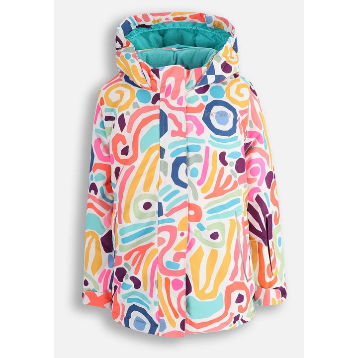 Geaca ski copii, Lemon, Multicolor, Marime 98