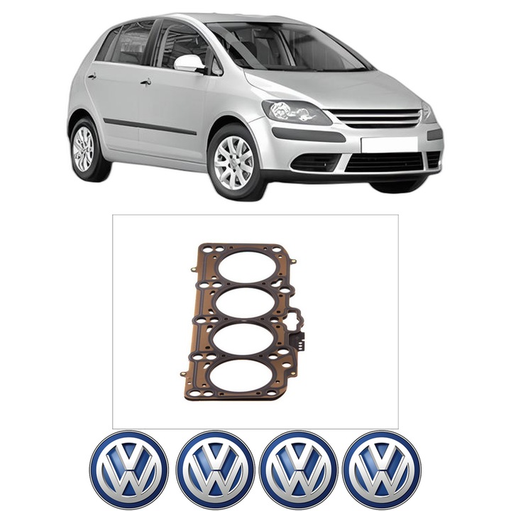 Garnitura chiuloasa Volkswagen GOLF PLUS V (5M1, 521) 2.0 TDI din 2005-2011 KW 103 CP 140 CMC 1968, auto, Elring, 4x Stickere auto cu Volkswagen