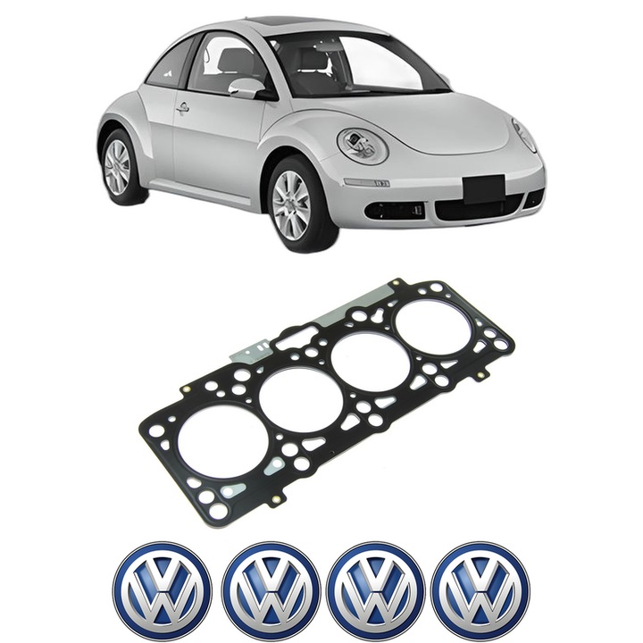 Garnitura chiuloasa Volkswagen NEW BEETLE (9C1, 1C1) 1.9 TDI din 1998-2004 KW 66 CP 90 CMC 1896, auto, Elring, 4x Stickere auto cu Volkswagen