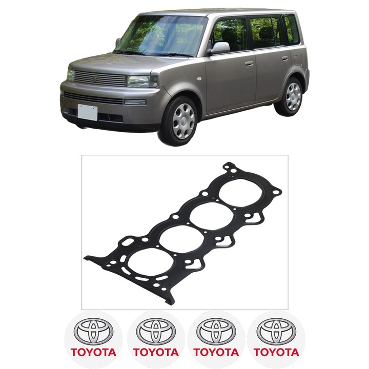 Garnitura chiuloasa TOYOTA bB I (NCP3_) 1.5 4WD (NCP35) din 2000-2005 KW 77 CP 105 CMC 1497, auto, Elring, 4x Stickere auto cu TOYOTA