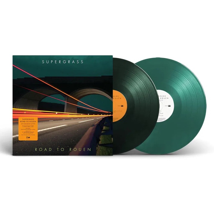 Supergrass: Road To Rouen (20th Anniversary, Vinyl colorat Petrol si Verde Padure) - set 2 vinyl-uri