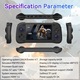 Ретро преносима конзола с 30 000 игри, 4.3" HD IPS екран, видеоигри с 128GB карта, четириядрен процесор 1.3GHz 4GB RAM, 3D джойстик, 2000mAh батерия - подарък за деца и възрастни