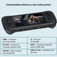 Ретро преносима конзола с 30 000 игри, 4.3" HD IPS екран, видеоигри с 128GB карта, четириядрен процесор 1.3GHz 4GB RAM, 3D джойстик, 2000mAh батерия - подарък за деца и възрастни