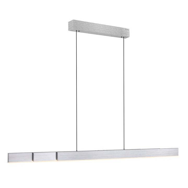 Сребърна метална лустра с 3 LED диода PURE Moto-Rise Zuma Line