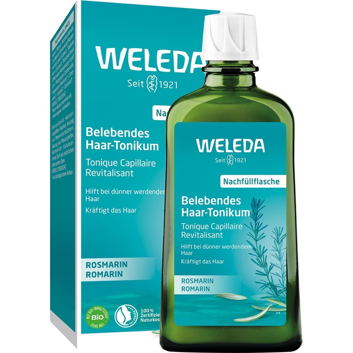 Weleda hajhullás elleni tonik, rozmaringgal, vegán, 200 ml