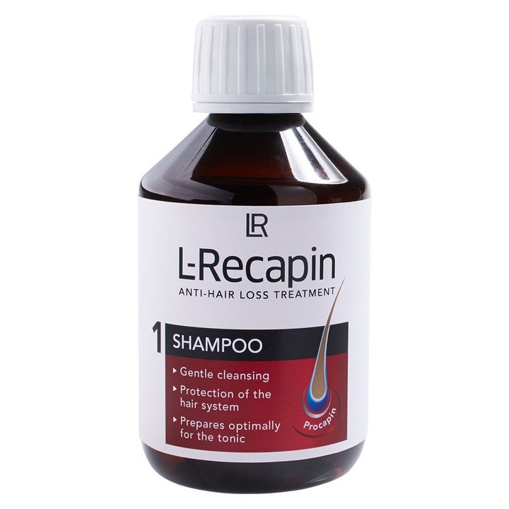 Șampon anticădere păr, LR, L-Recapin, 200 ml, unisex, pentru toate tipurile de păr