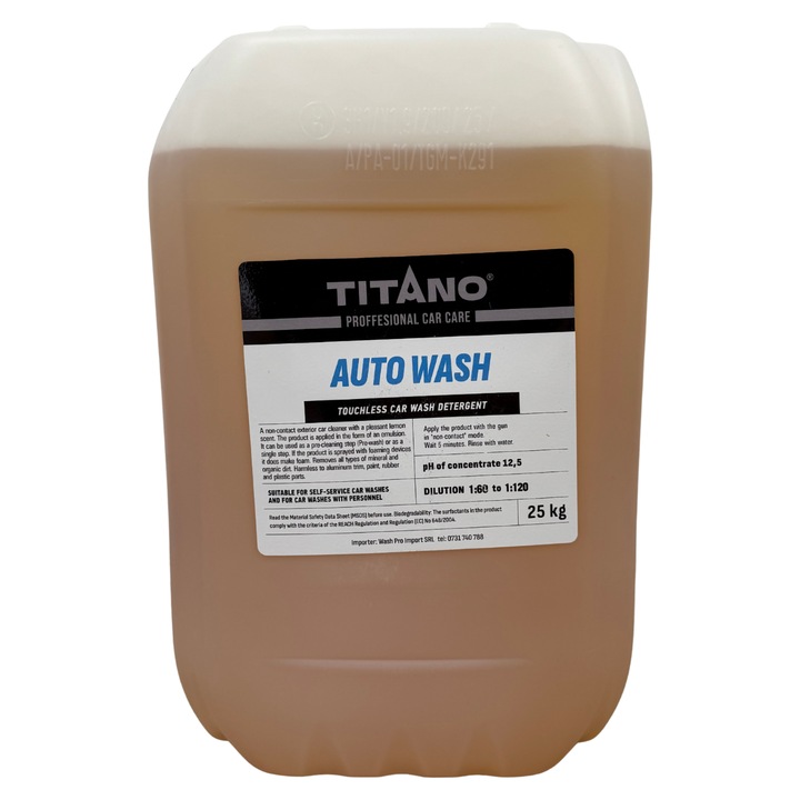 Detergent auto pentru prespalare - Titano Auto Wash - bidon 25 L