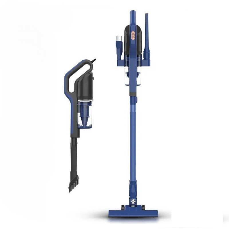 Aspirator portabil, 600W, 0.8L, autonomie 60 minute, albastru