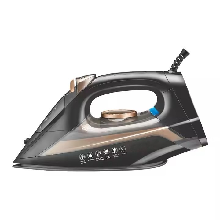 Fier de calcat, 2200W, 420 ml, 5 trepte, negru fumuriu
