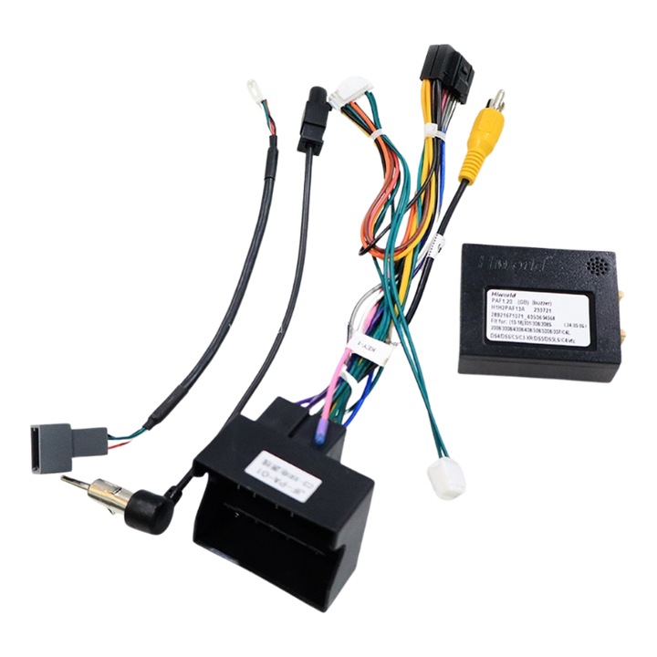 Cablu adaptor cu canbus Hiworld Peugeot, Citroen la navigatie android