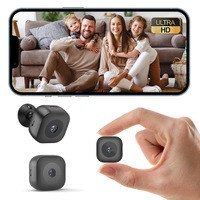Camera mini ascunsa 1080P WIFI, SHIJOOE®, dispozitiv spion, Ultra HD, unghi de vizualizare la 360°, monitorizare live, inregistrare in bucla, vedere nocturna in infrarosu, 128GB, Instalare usoara，Detectie Miscare, control prin aplicatie dedicata
