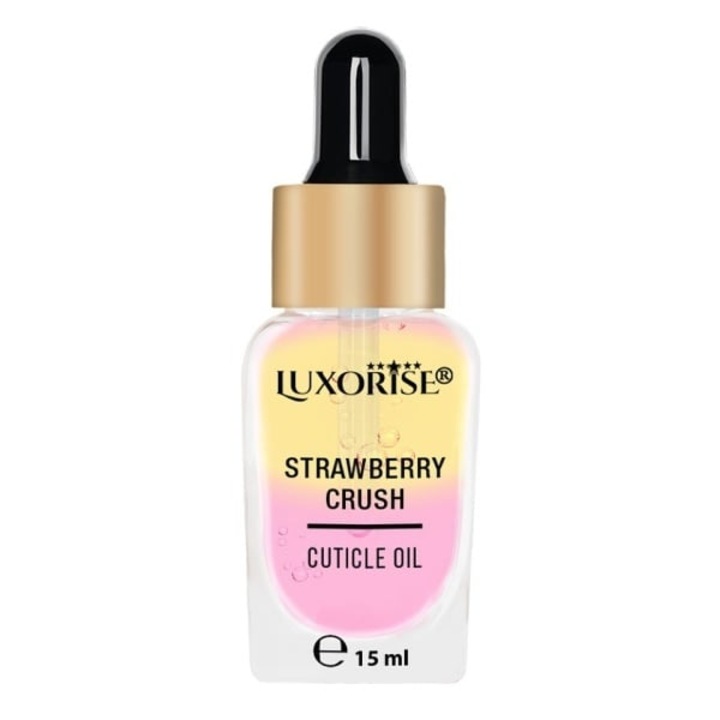 Ulei cuticule bifazic Strawberry Crush - LUXORISE, 15ml