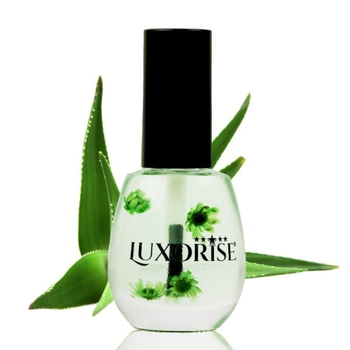 Ulei Cuticule cu Pensula Aloe - LUXORISE, 15 ml
