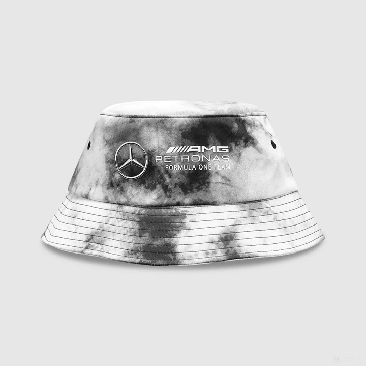 Sapca Mercedes Tie Dye Bucket Hat, gri