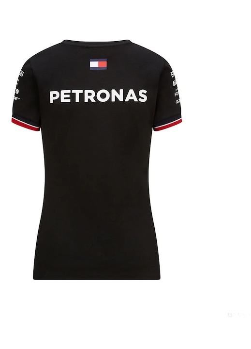 Tricou de Damă, Stichd, Mercedes, Bumbac, Negru, M