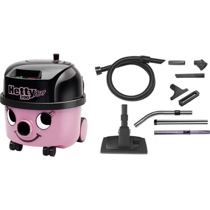 Numatic - Aspirator Hetty Next HVN208-11 roz cu kit 620W - 9L - HVN20811