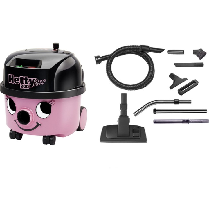 Numatic - Aspirator Hetty Next HVN208-11 roz cu kit 620W - 9L - HVN20811