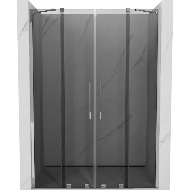 Mexen Velar Duo usi de dus glisante 150 cm, grafit, crom - 871-150-000-42-01