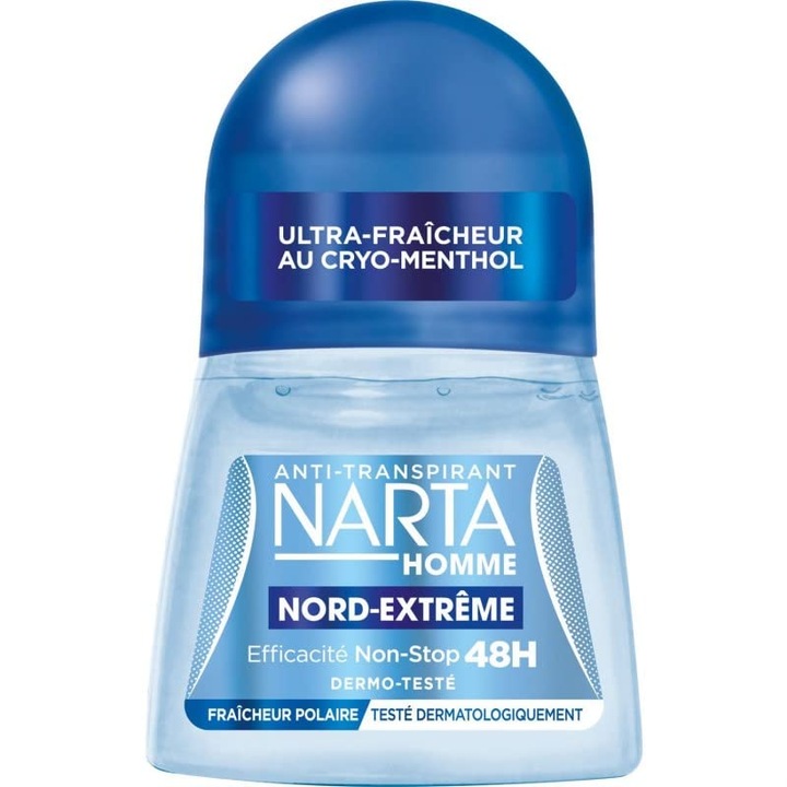 Deodorant Narta pentru bărbați cu bilă Nord Extreme, 50 ml, set 4 bucăți