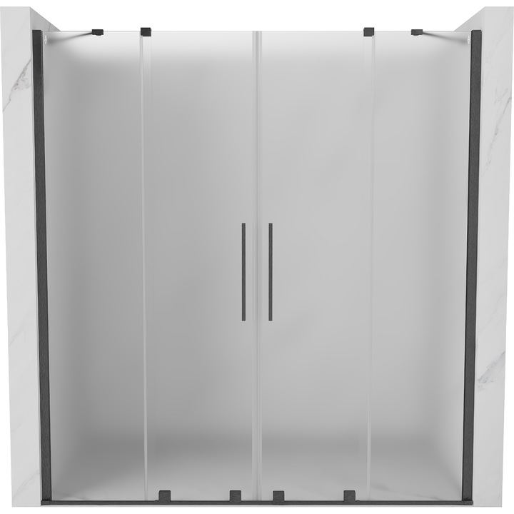 Mexen Velar Duo usi de dus glisante 170 cm, gheata, gri armat periat - 871-170-000-32-66