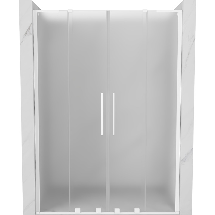 Mexen Velar L Duo usi de dus glisante 160 cm, mat, alb - 871-160-003-32-20