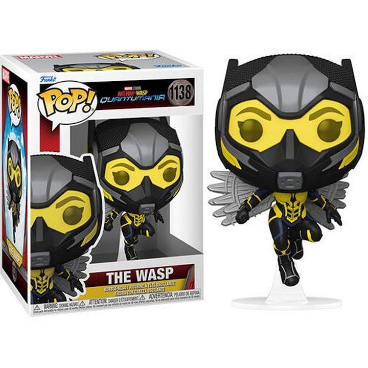 Фигурина Funko POP! The Wasp 1138, Ant-Man Quantumania, прецизни детайли, многоцветен