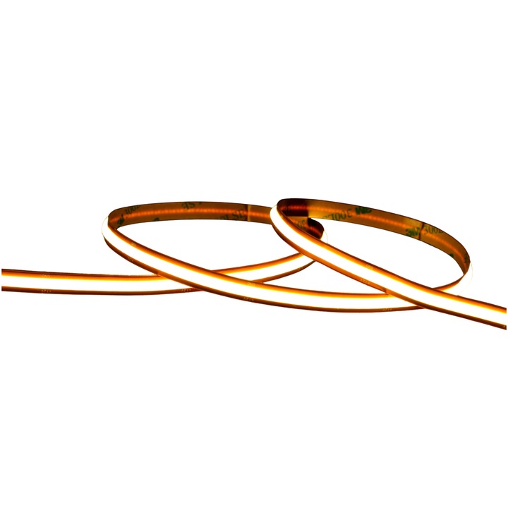 Banda LED MW Lighting 13W/m, 3000K, 25m, Free Cut, IP20