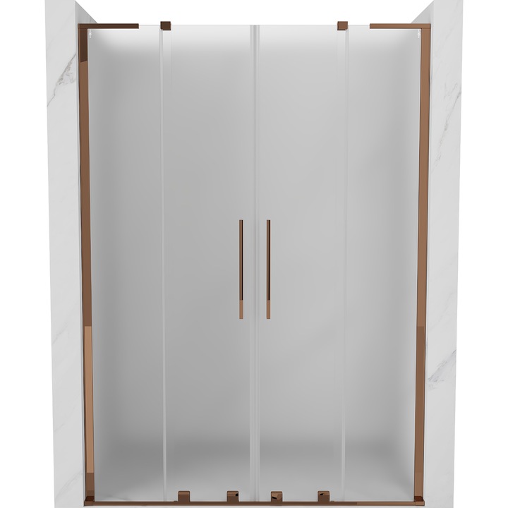 Mexen Velar L Duo usi de dus glisante 160 cm, mat, aur roz - 871-160-003-32-60