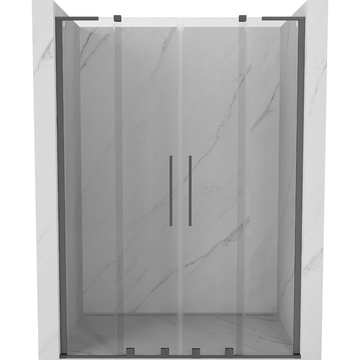 Mexen Velar L Duo usa de dus glisanta 160 cm, transparenta, metal gun - 871-160-003-02-95