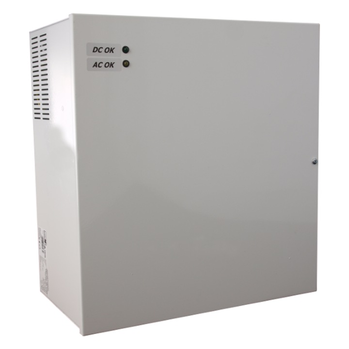 SURSA DE ALIMENTARE DELTA CU TAMPON 27.6V, MW POWER, 1.2A, pentru 2 acumulatori 12V, 289x285x89mm