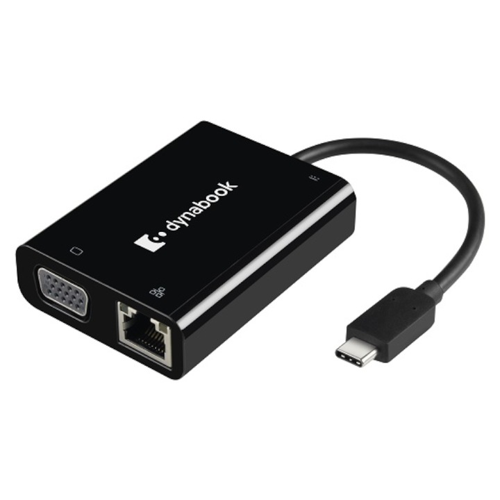 Statie de andocare Dynabook PS0089UA1PRP USB-C la adaptor VGA/LAN
