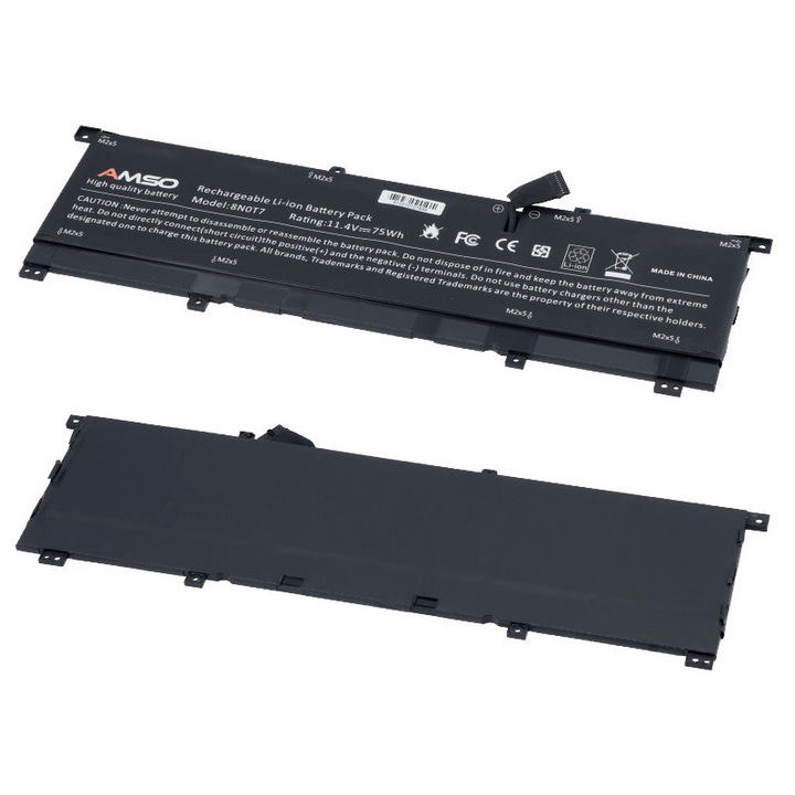 Laptop akkumulátor Dell XPS 15 9575 2in1 Precision 5530 2in1 75Wh 11.4V 6254mAh 8N0T7