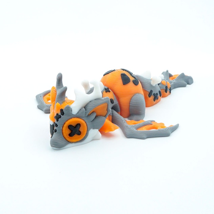 Mini Dragon Scary, Figurina Articulata, 3D, Decoratiune pentru Casa sau Birou